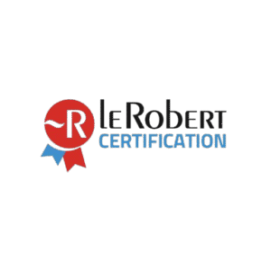Certificat Le Robert (score de 996/1 000)